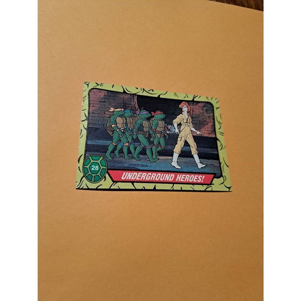1989 Topps TMNT Ready for Action! Trading Card 27 Teenage Mutant Ninja Turtles - Picture 1 of 2